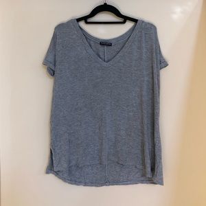 Grey brandy melville flowy t-shirt